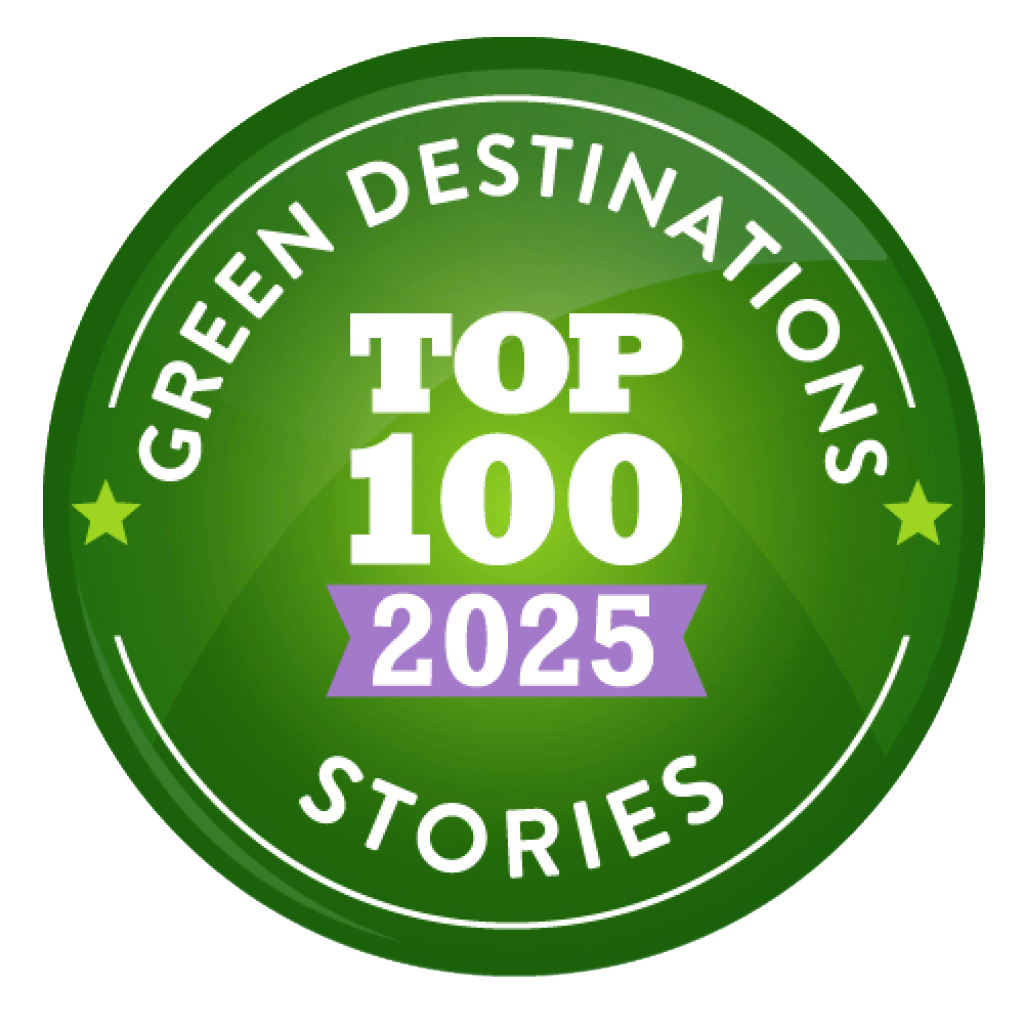 Logo of Green Destinations Top 100 Story awards 2025